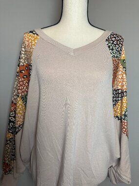 Haptics Animal Print top